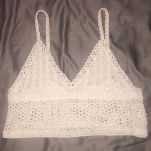 Crochet crop top